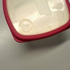 Obědová krabička Doorzichtig met rode randen van ikea, jak nahlášeno Burgers' Zoo pomocí iLost