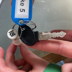 fietssleutel label 'Bike 5', as reported to iLost