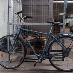 Herrcykel Grijs B-twin elops 120, rapporterat av Fietsdepot Hasselt med iLost