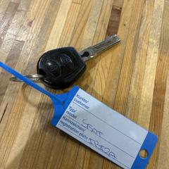 Auto sleutel, som rapporterats till iLost