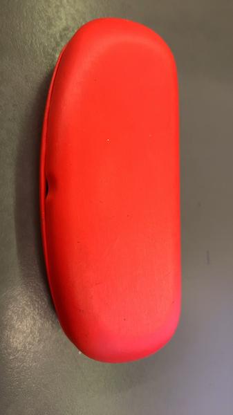 Glasses case with glasses Rood