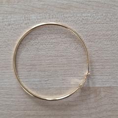 Grote goudkleurige oorbel, jak bylo nahlášeno na iLost