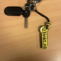 Kľúčenka, ako bolo nahlásené Pouw Vervoer pomocou iLost