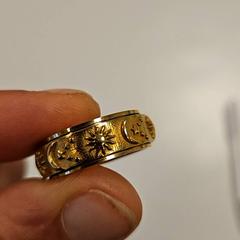 Ringe Draait om eigen as, som rapportert av Vrije Universiteit Amsterdam ved bruk av iLost