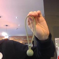 Stethoscope & Pillow blue,lightgreen, white, as reported by MEININGER Hotel Hamburg City Center using iLost