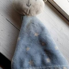 Cuddly slap Beer blauw, as reported by DierenPark Amersfoort using iLost