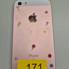 Smartphone wit / roos (geel 171) iPhone, as reported by Festivals Werchter using iLost