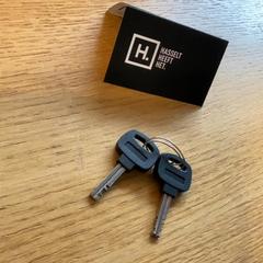 Clés de vélo Zwart plastic, a été signalé par Stad Hasselt utilisant iLost