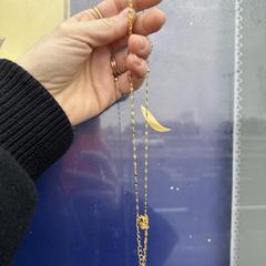 Gold platted necklace, gerapporteerd met iLost