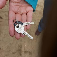 Fietssleutel met andere sleutel, jak zgłoszono do iLost