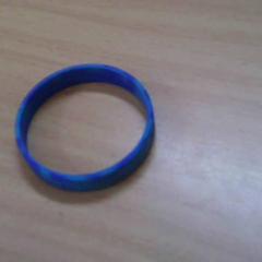 Eraztuna Blauw bandje met telefoonnummer, gisa salatu by Het Spoorwegmuseum iLost erabiliz