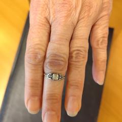 ringetje met wit steentje an iLost gemeldet