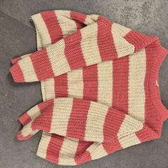 Children's sweater gestreept roze/wit, as reported by Avonturenpark Hellendoorn using iLost