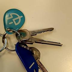 Chiavi, come riportato da Syntus Provincie Utrecht utilizzando iLost