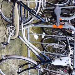 Bicicleta feminina Gazelle, segundo informou Stadswerk072 usando iLost