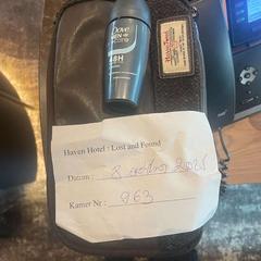 Komuneko poltsa zwarte toilet tas, gisa salatu by Haven Hotel Rotterdam iLost erabiliz