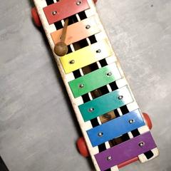 Xylofoon Kleurrijk Fisher Price, come riportato da Arriva Friesland / Groningen utilizzando iLost