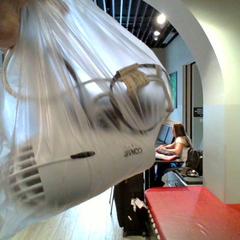 Hairdryer and another drying device, as reported by MEININGER Hotel Roma Termini using iLost