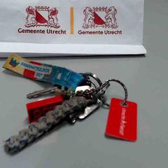 Nøkler, som rapportert av Gemeente Utrecht ved bruk av iLost