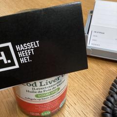 Levertraanolie, segundo informou Stad Hasselt usando iLost