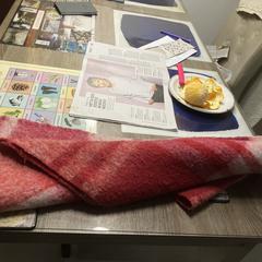 Warme shawl, gerapporteerd met iLost