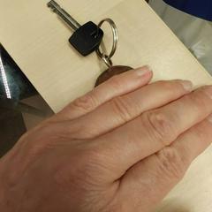 Key case with keys clef, as reported by IKEA Toulon using iLost