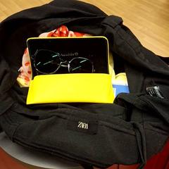 Borsa Zara avec Lunettes Acuitis, come riportato da IKEA Nice Saint Isidore utilizzando iLost