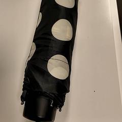 Esernyő zwart met witte stippen, amint azt Koninklijk Theater Carré az iLost segítségével jelentette.