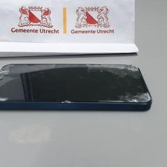 Mobiltelefon Samsung Galaxy A55 5G blauw, gemeldet von Gemeente Utrecht über iLost