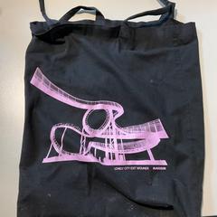 Torba Zwarte stoffen tas met lichtroze print, zgłoszono przez Pinkpop przy użyciu iLost