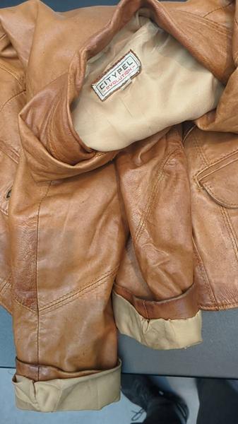 Leather coat lederen