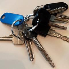 Sleutelbos Zwart, zoals gemeld door LUMC met iLost