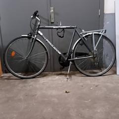 Herenfiets Poulidor Grijs/witte letters, zoals gemeld door Fietsdepot Hasselt met iLost