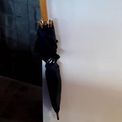 Paraguas Donkerblauw met opdruk Voyage, ha sido reportado por EBS Tramplein con iLost