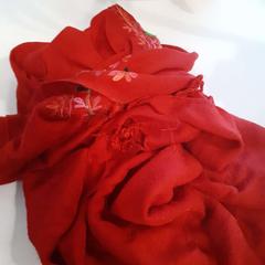 Šátek donker rode sjaal met bloemetjes, jak nahlášeno Regio Limburg - Leuven pomocí iLost