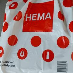 Taška - Plastic zak wit rood Hema, jak nahlášeno Regio Antwerpen - Brussel pomocí iLost