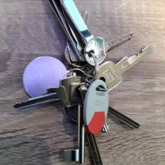 Brelok do kluczy, zgłoszono przez EBS Tramplein przy użyciu iLost