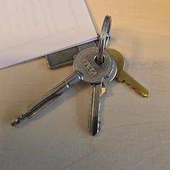 Chiave di casa 3 stuks, come riportato da Haaglanden Medisch Centrum utilizzando iLost