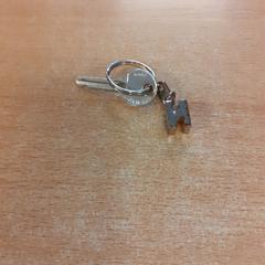 Sleutel met hanger, som rapportert av UVO Vervoer ved bruk av iLost