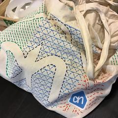 Jute tas, zoals gemeld door Qbuzz U-OV met iLost