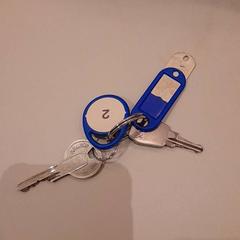 Kulcs, amint azt Van der Valk Hotel Schiphol az iLost segítségével jelentette.