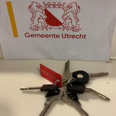 Kulcstartó, amint azt Gemeente Utrecht az iLost segítségével jelentette.