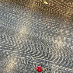 Halskette goud met rood steentje, gemeldet von WestCord Hotel Eindhoven über iLost