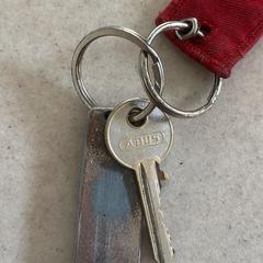 Key with red fabric keyring, som rapportert til iLost