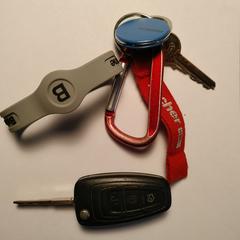 sleutels (autoSALTO-tag+YONK) , Bannatyne polsband, as reported to iLost