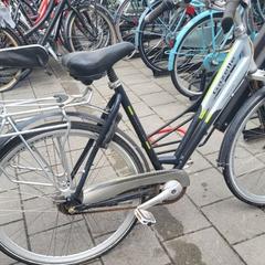 Fahrrad Gazelle dames gr zwart met groene streep TB, gemeldet von Gemeente Barneveld über iLost
