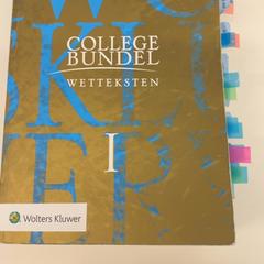 Llibre College bundel wetboek, segons ha informat HvA Amstelcampus mitjançant iLost