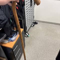 Dirigeerstok bruin, zoals gemeld door VITAZ campus Sint-Niklaas met iLost