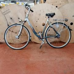 여성용 자전거 Gazelle Zilver/blauw, iLost를 사용하여 Fietsdepot Hasselt에 보고됨