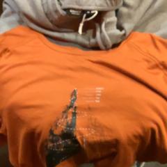 Camisa Orange and grey, segundo informou MEININGER Hotel Brussels City Center usando iLost